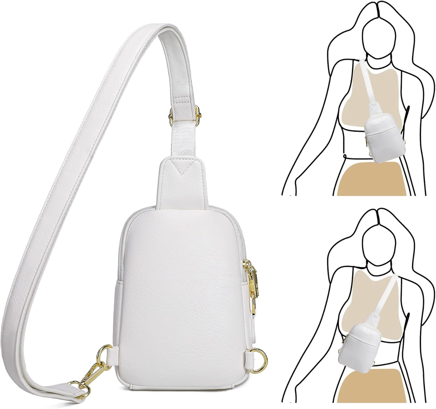 Small Anti Theft Crossbody Bag for Women, Lightweight RFID Sling Bags for Everyday Mini Phone Purse Casual - Image 7