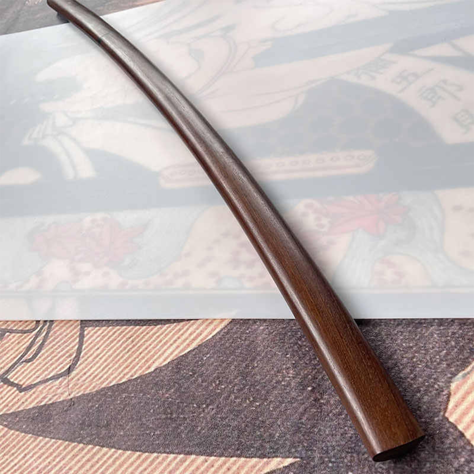 Bokken de Palisandro Natural 103 cm, Katana Japonesa de Madera para Kendo, Iaido y Cosplay