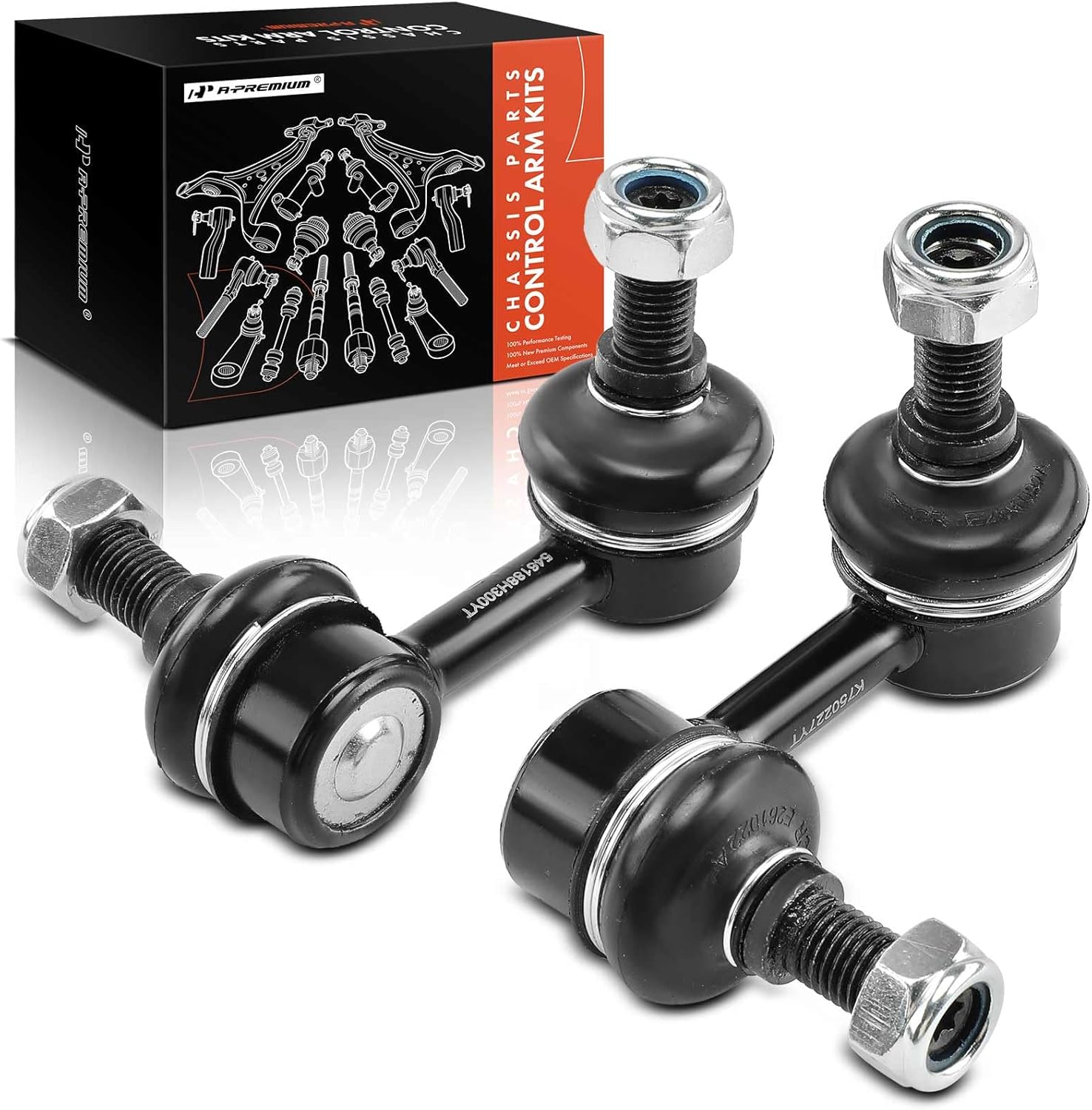 A-Premium 2 x Front Sway Bar Links Stabilizer Bar Links, Compatible with Nissan X-Trail 2005-2006