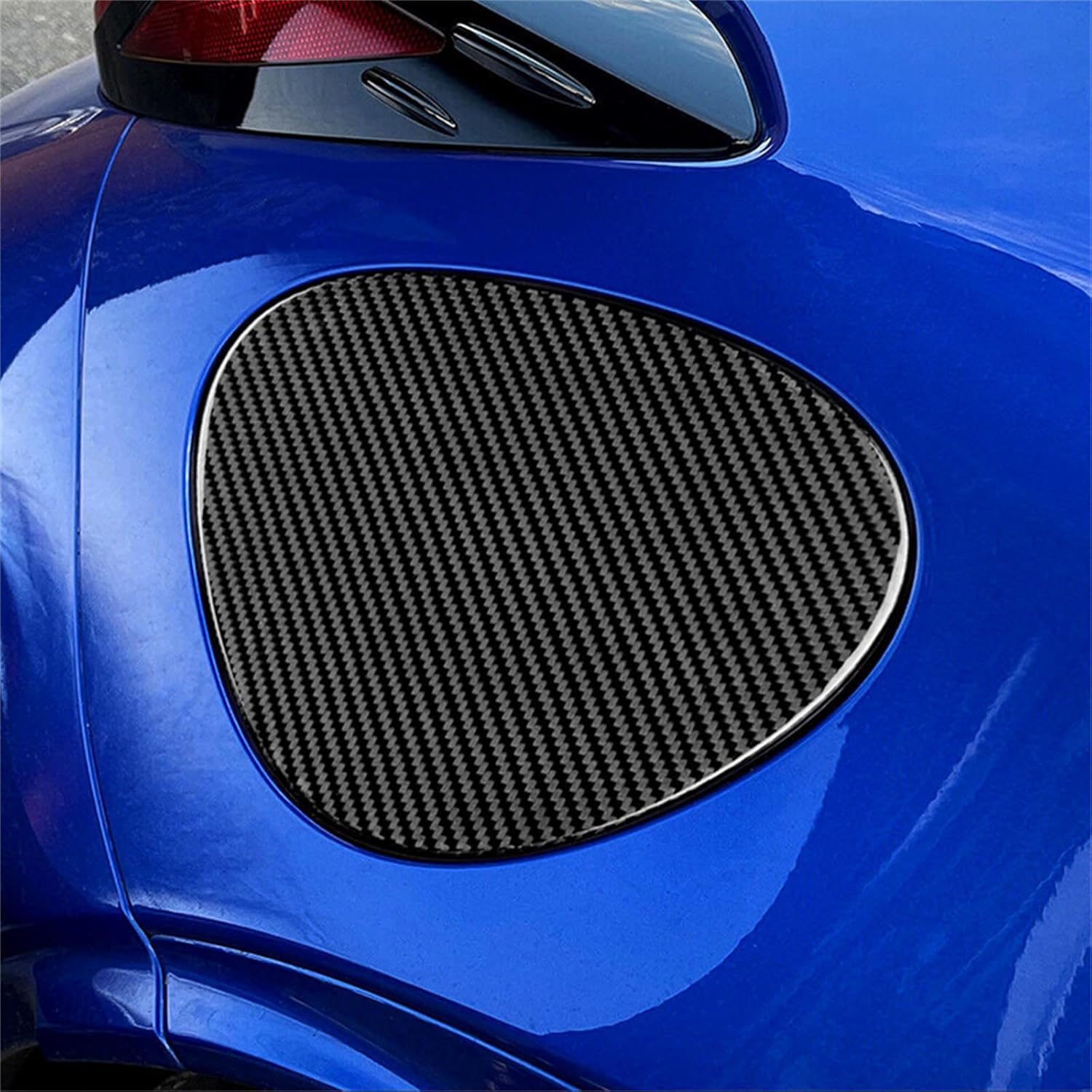 Gas Fuel Door Cover Trim For 2022-2025 Subaru BRZ Toyota GR86 Carbon Fiber