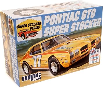 MPC Pontiac GTO Super Stocker 1:25 Plastic Model Kit, Chrome (MPC939M)