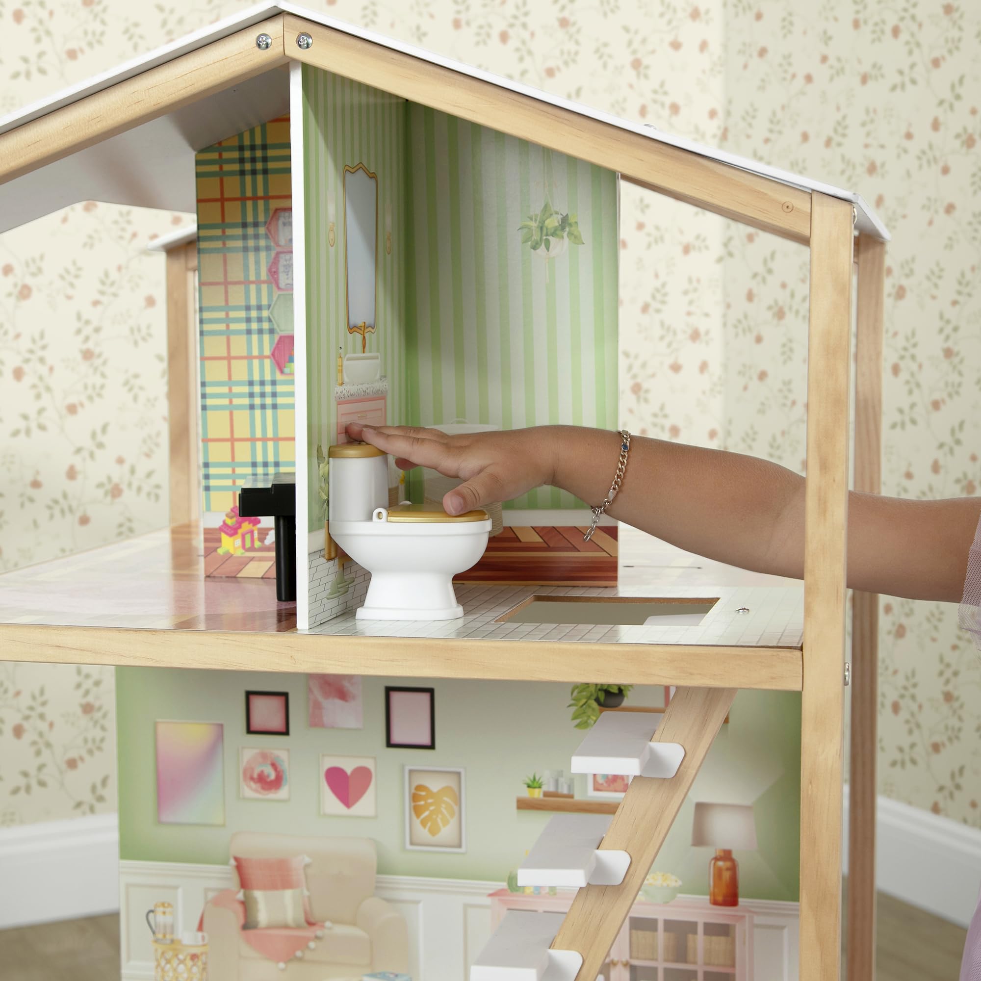 Delta Children Moveable Mansion Dollhouse - 360 Spins! -11 Delta Children Moveable Mansion Dollhouse - 360 Spins! -11