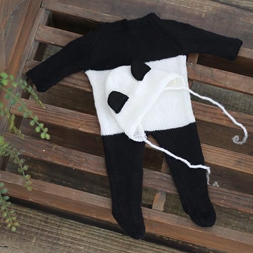 Miniatura 10 de Conjunto de mono de punto de ganchillo para bebé recién nacido