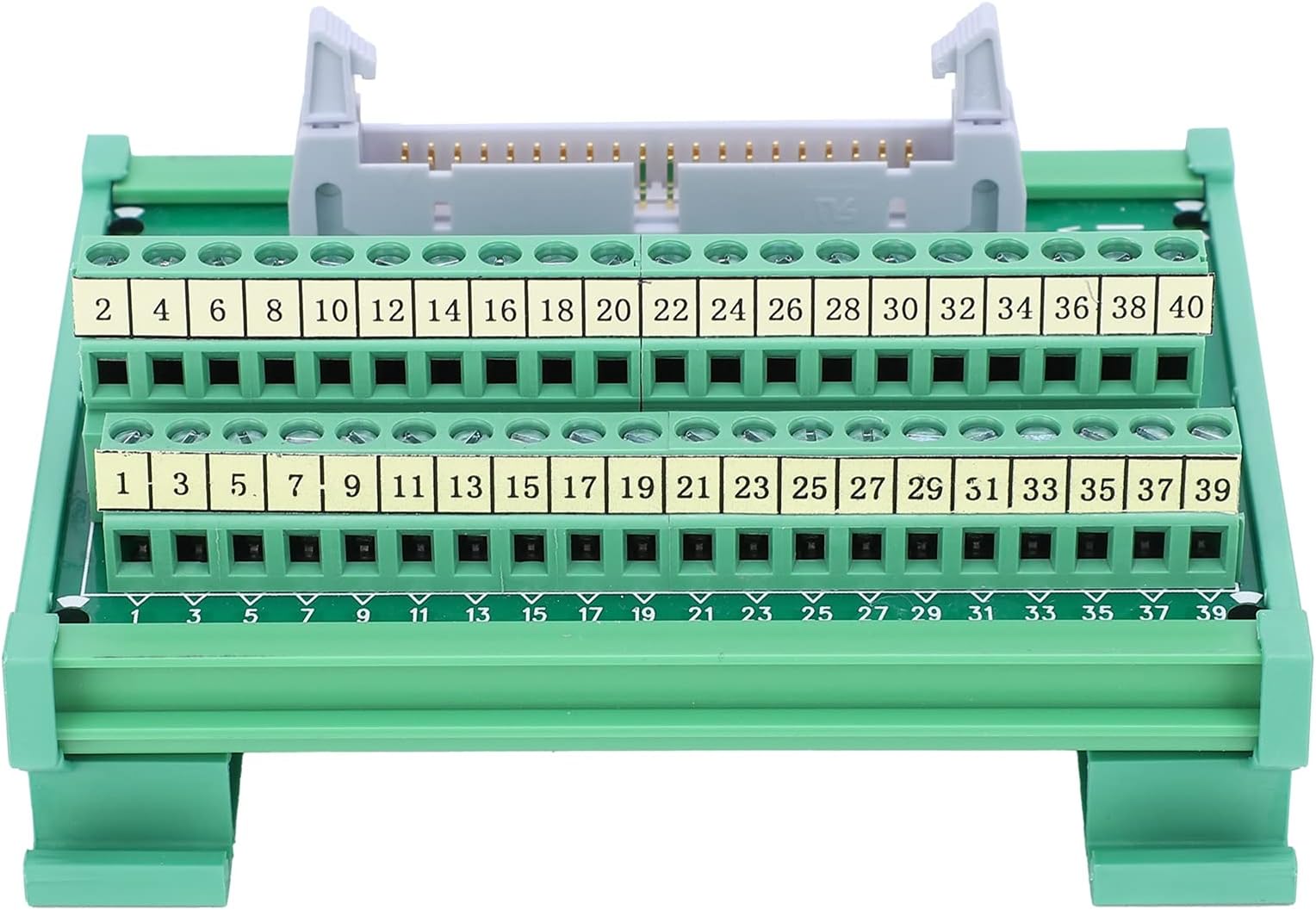 Screw Terminal Block Breakout Module Terminal Block Acquisition Board Header Breakout Board Terminal Block Stable 40Pin 14-26AWG 0.8A