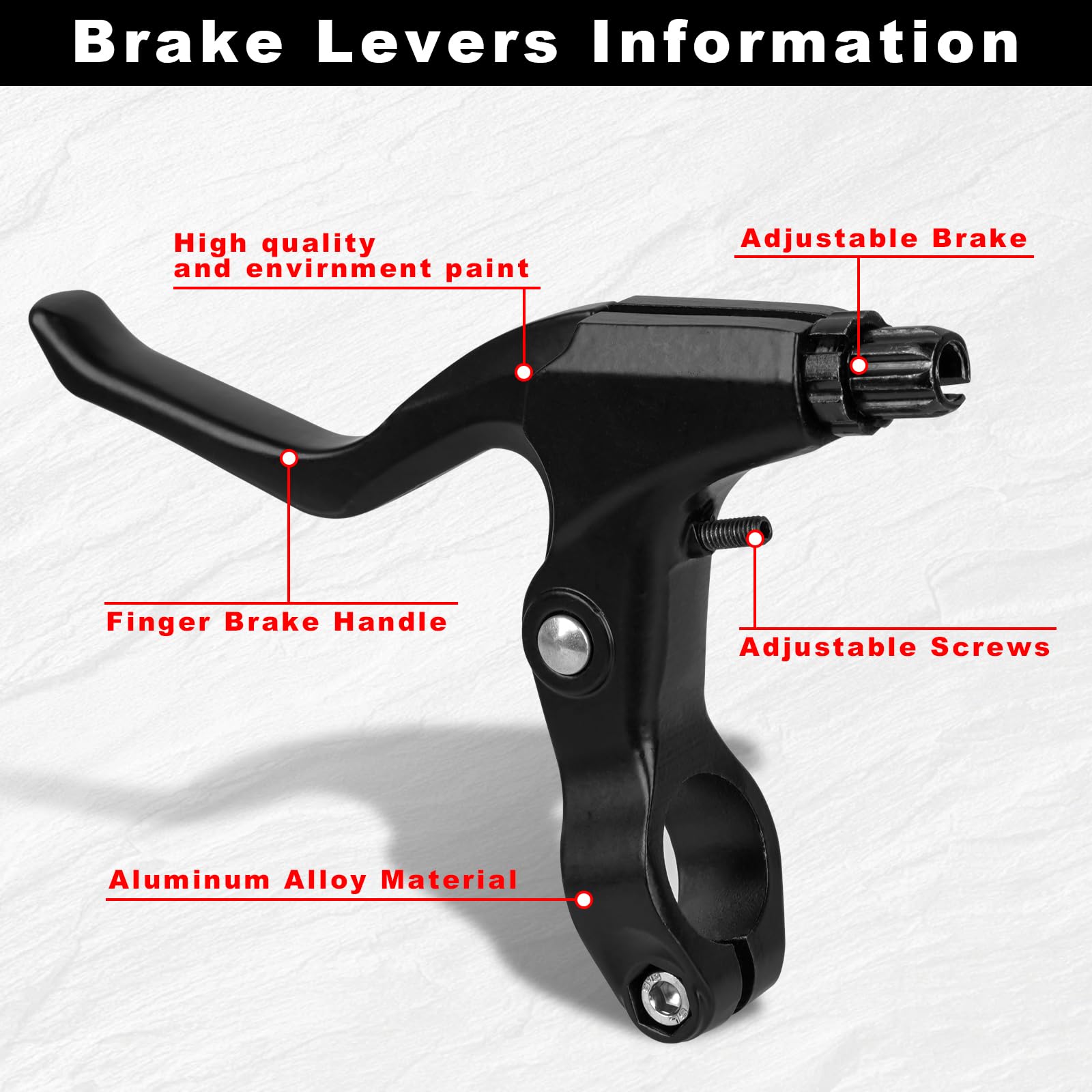 Patin Frein Vélo Decathlon RUJOI Jeu De Freins De Vélo, Freins De Type Mountain V, Jeu De Remplacement V-Brake Pour VTT, Vélo De Route, BMX, E Bike Noir (Lot De 2 Frein