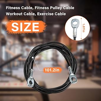 Fitness Cable Fit for All Total Gym Models 1000, 1500, 2000, 3000, XLS