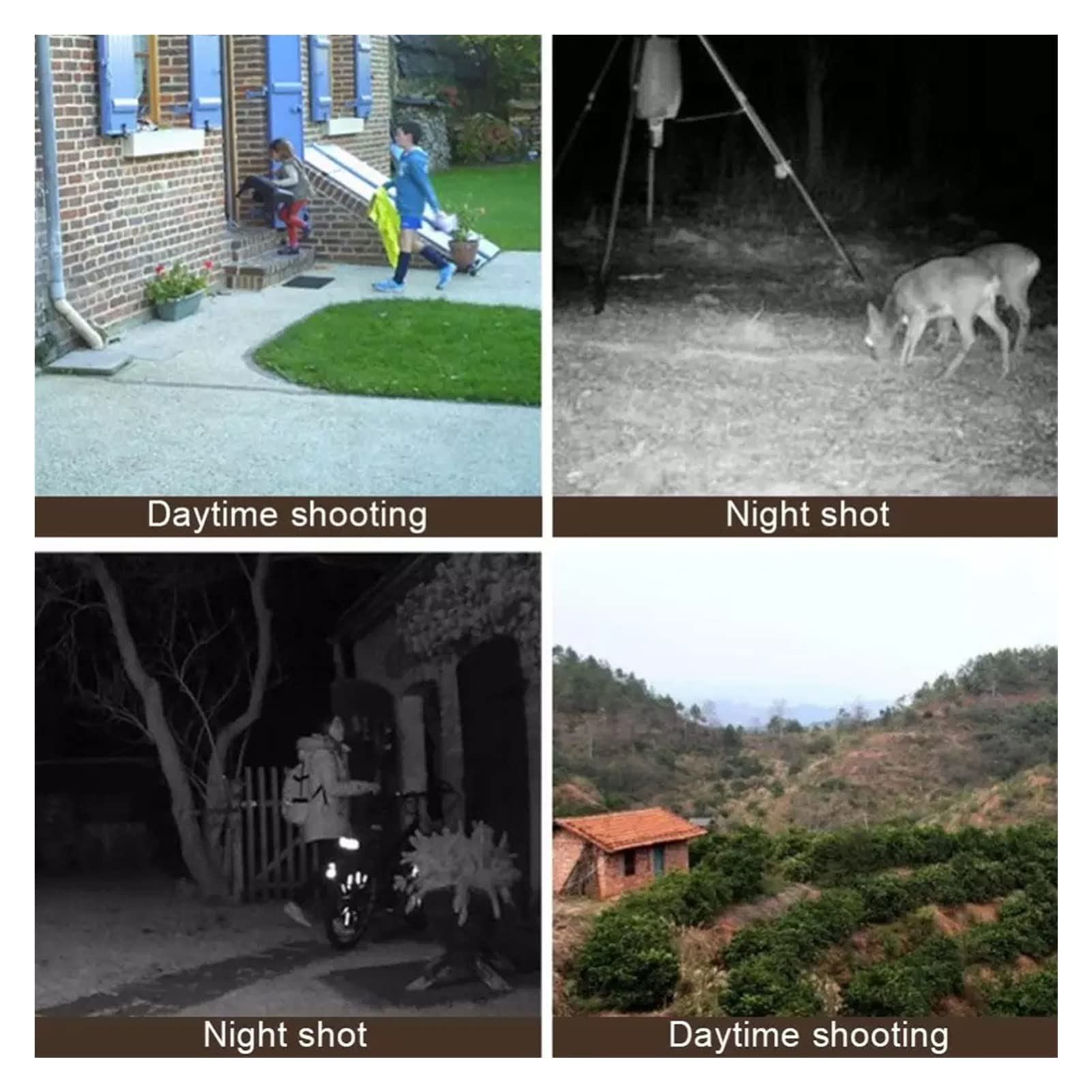 DL001. Foto di caccia della macchina fotografica della fotocamera 1 2MP 1080p 2. 6pcs 940nm Night Vision Traps Scout for accessori for visite turistiche all'aperto con il movimento della visione nottu