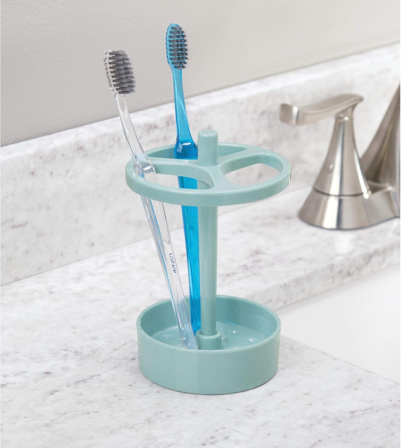 InterDesign Eva, Soporte Para Cepillos De Dientes Para Encieras