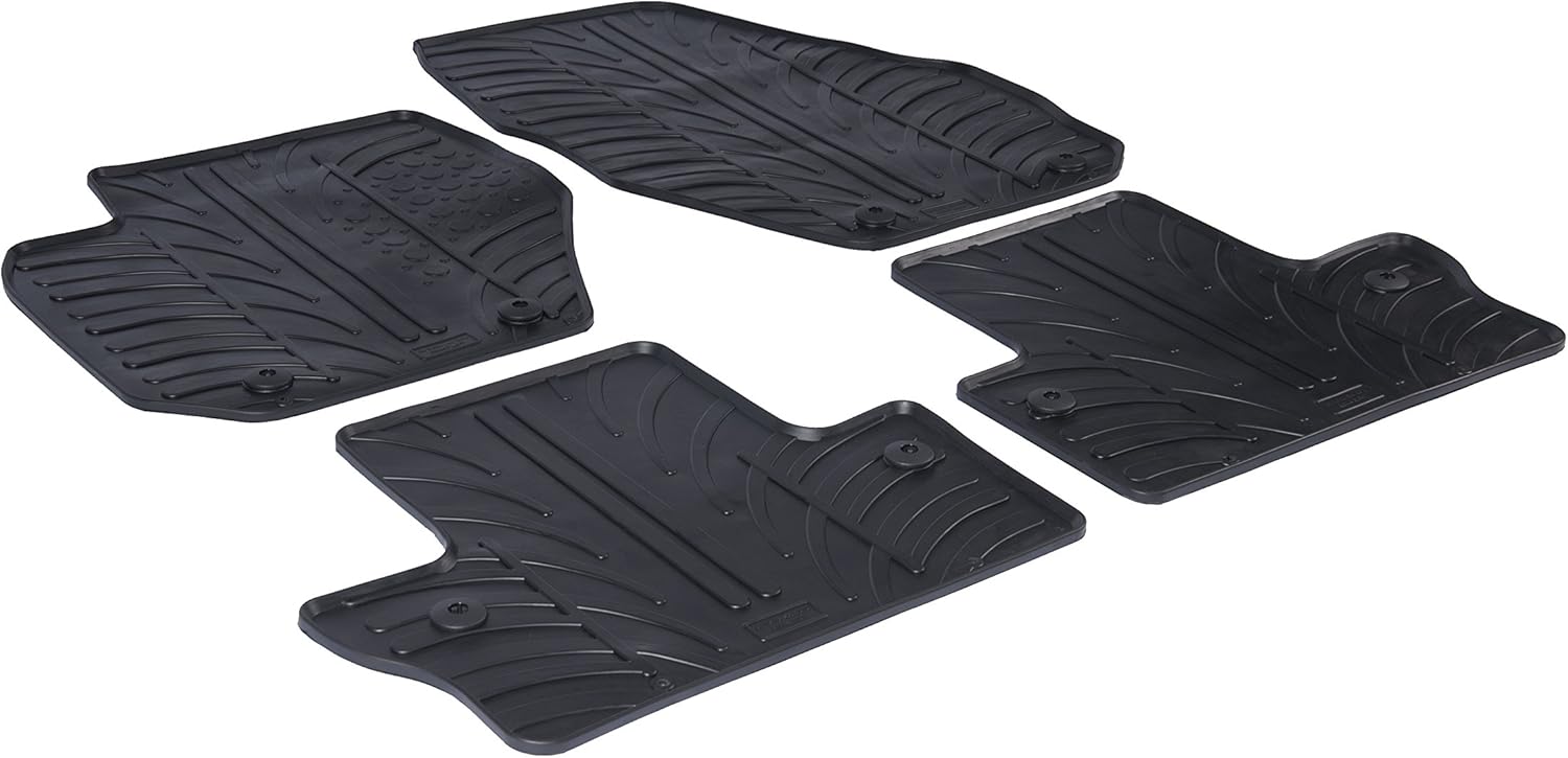 Rubber car mats Set Compatible with Volvo S60/V60 20102018