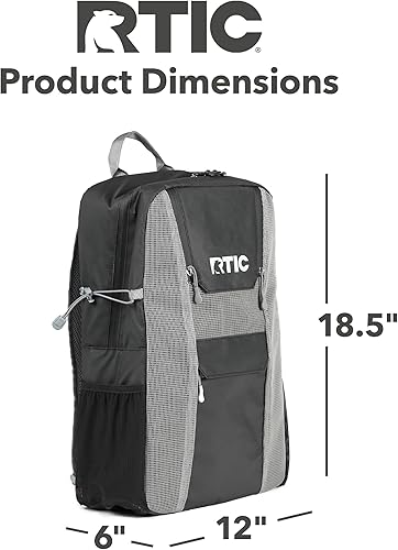 Miniatura 4 de RTIC Chillout - Mochila térmica portátil para 24 latas, bolsa térmica suave para almuerzo, playa, bebidas, viajes, campamento, picnic, coche,