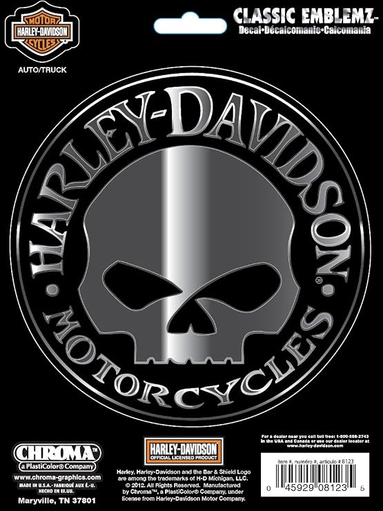 Harley-Davidson Willie G Classic Emblemz Decal CG8123