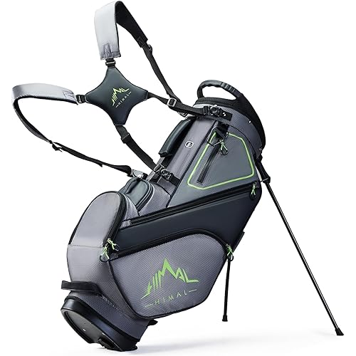 14 Way Dividers Golf Stand Bag Lightweight, Golf Bag for Men Women with Multiple Pockets, Dual Strap and Rain Cover Hood