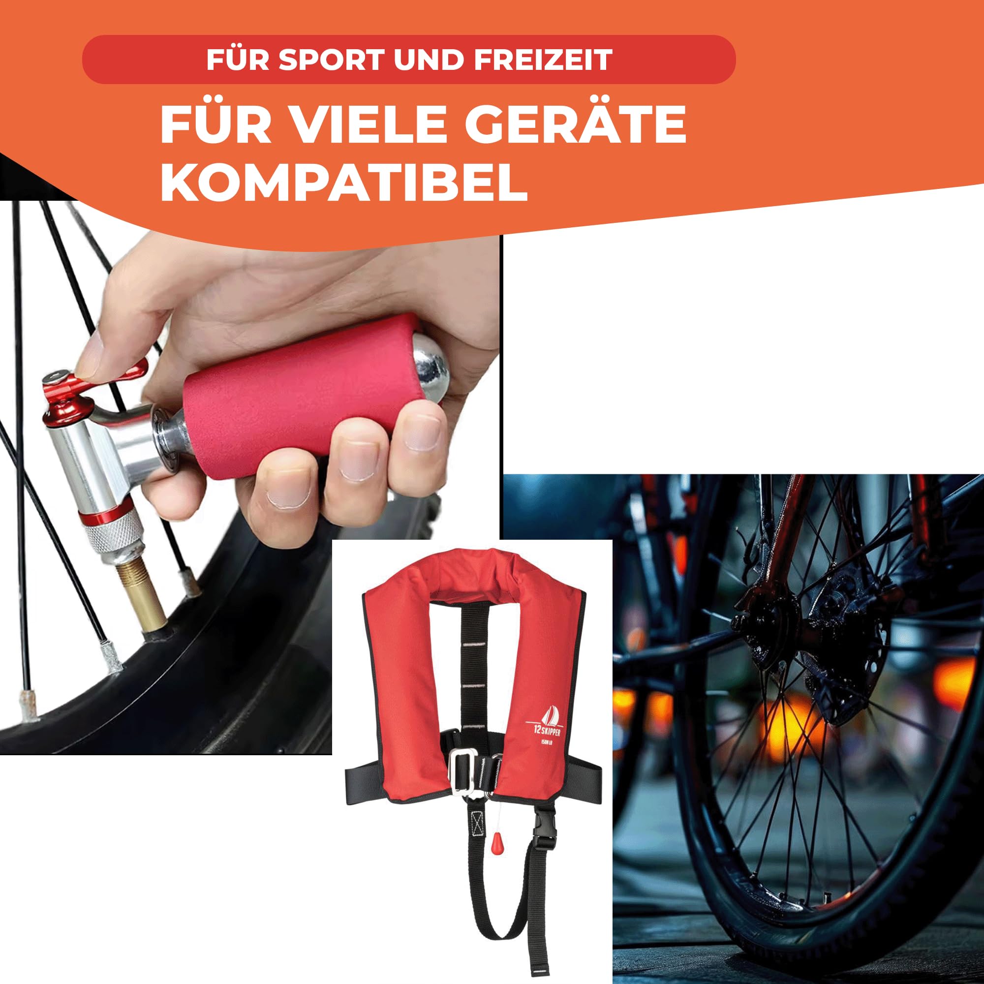 rennrad gaskartusche NEMT 25g CO2 Kartuschen MIT Gewinde für & MTB – 6 Stück Sport & Freizeit ib laursen AMT WH-1 Wah Review Dealer:002