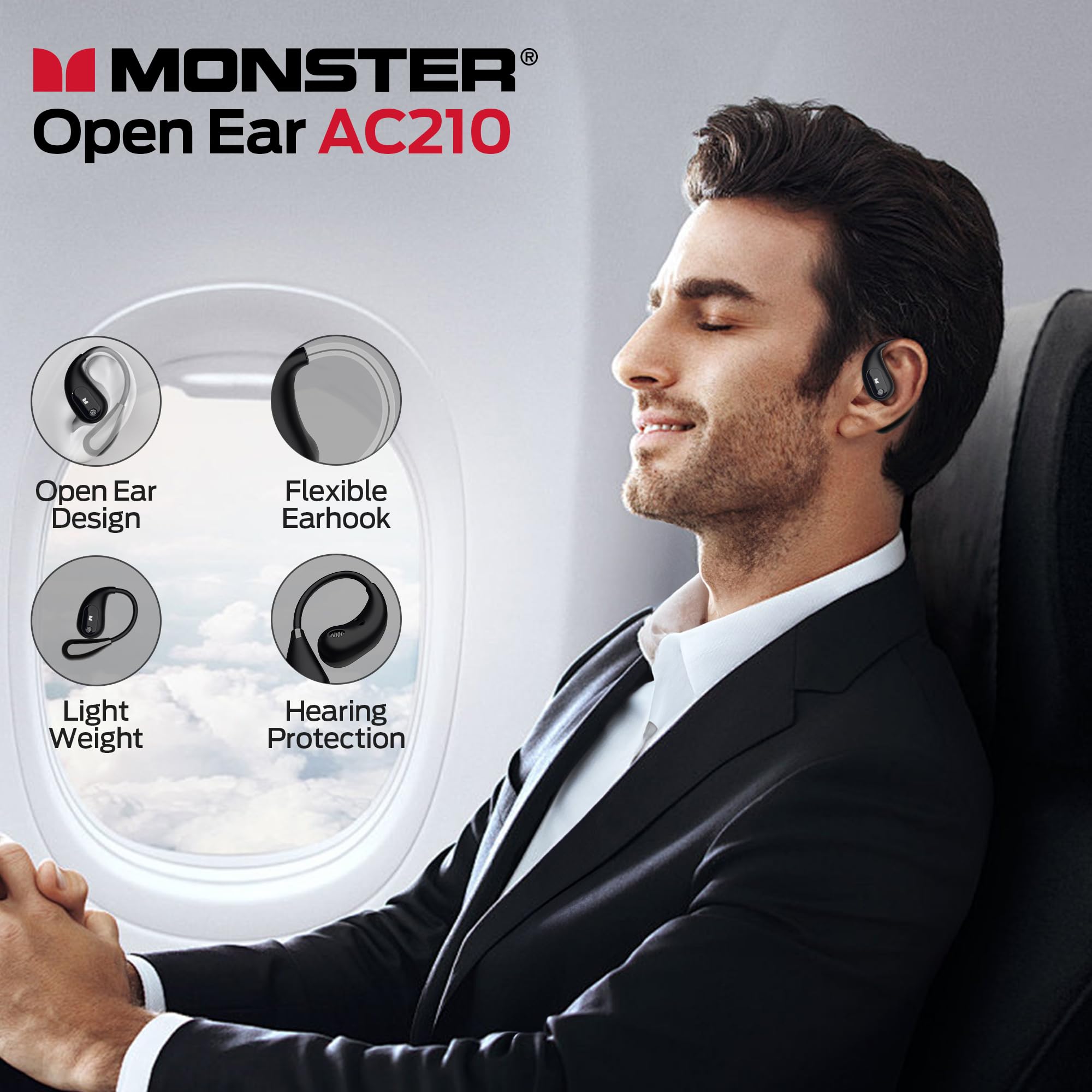 Monster AC210 Wireless Bluetooth 5.4 Headphones - Review and Deals - Dettaglio