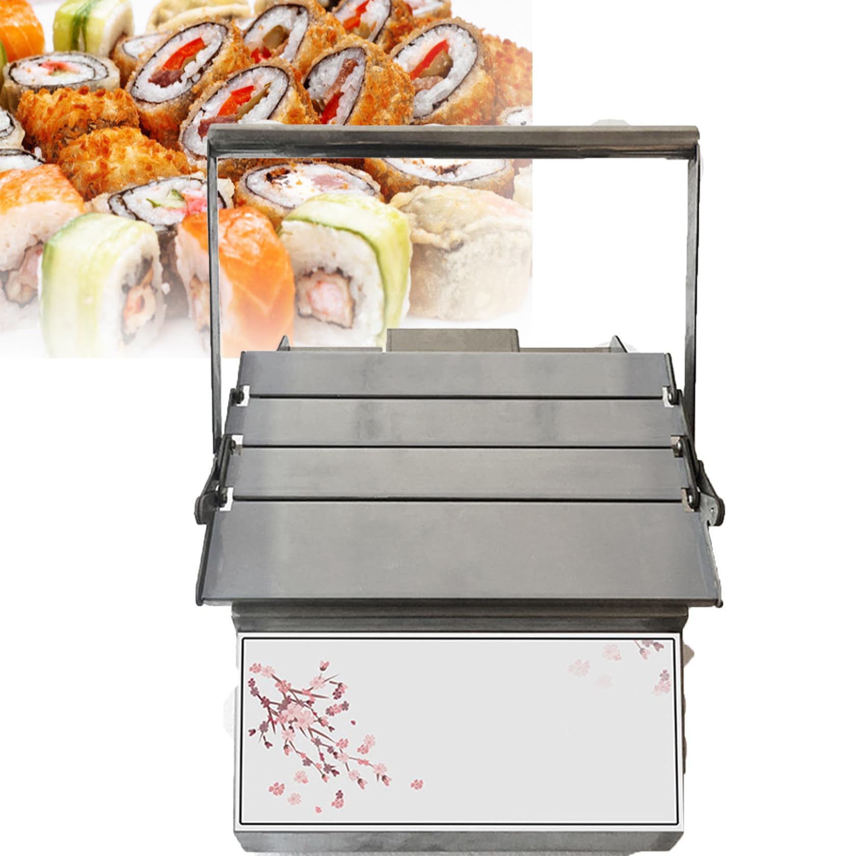 Macchina manuale per sushi per fare sushi fai da te, ideale per creare rotoli con riso, verdure e carne