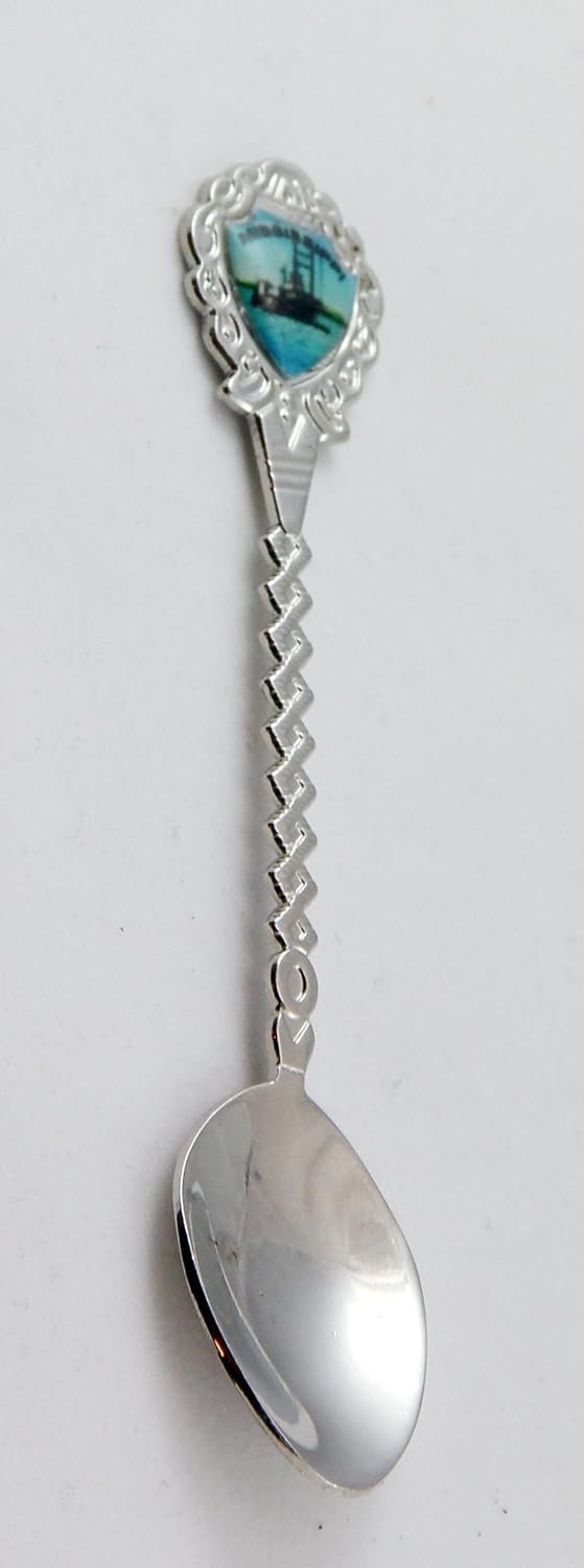 Mississippi State Souvenir Collectible Twist Spoon 5" lpco