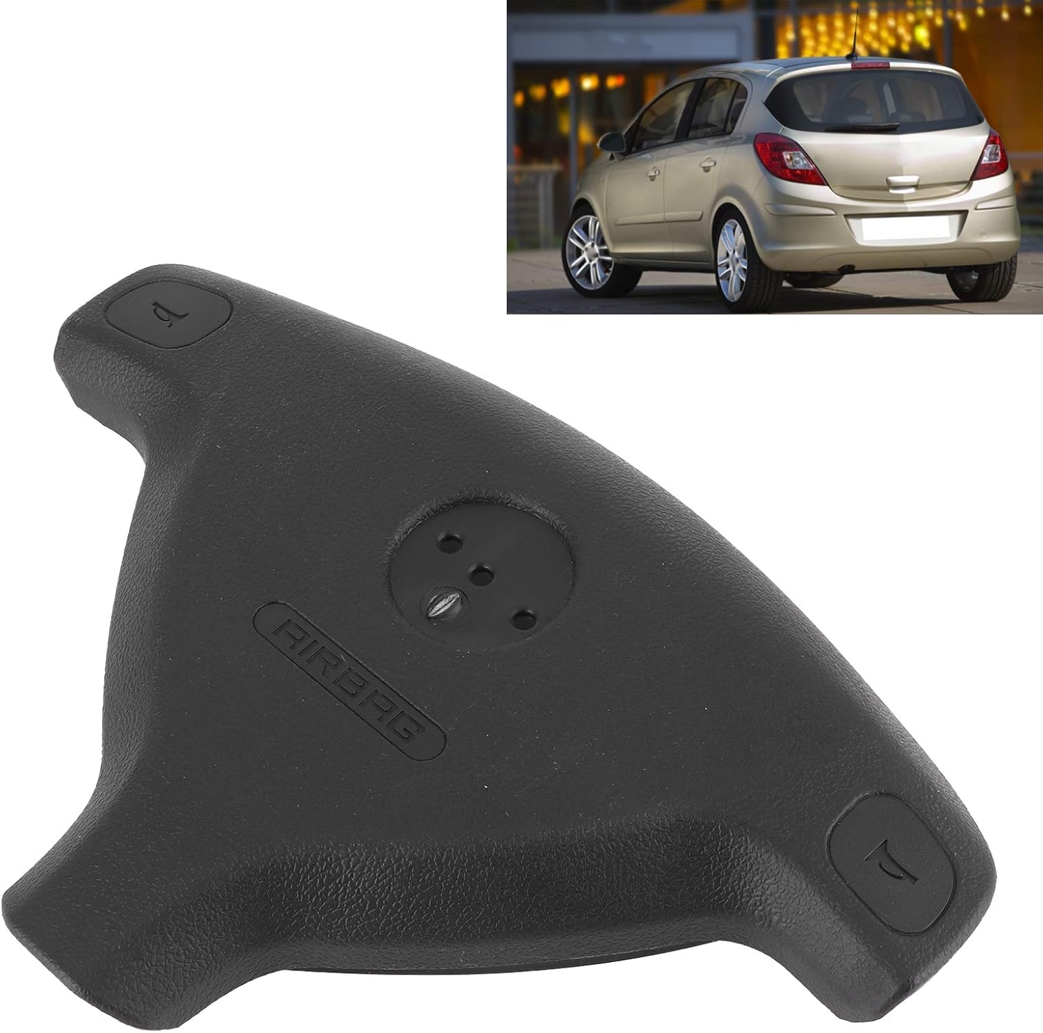 Keenso Steering Wheel Cover, Antiscratch ABS Wheel Cover 90437285 199180 Replacement Fit for GZAFIRA BTIGRA MK1 Steering Wheel Steering Wheel