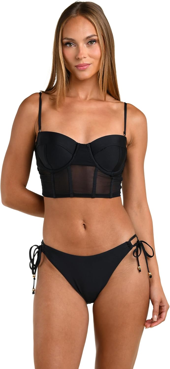 Sunshine 79 Womens Bandeau Midkini Swimsuit Top