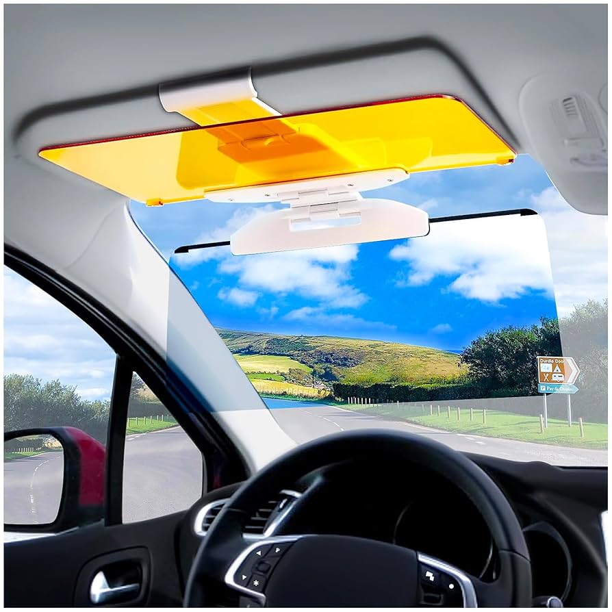 Anti - Glare Polarized Car Sun Visor Extender: Acrylic, Blocks Stray Light