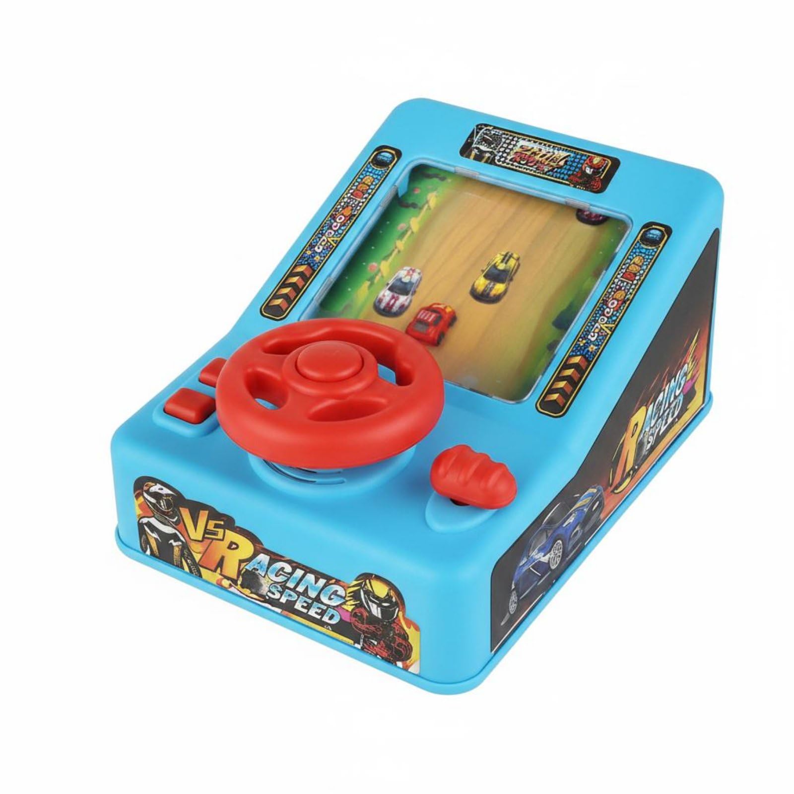 MagiDeal Simulatore di Guida per Bambini Gioco Auto Console Corsa Volante Giocattolo Set Guida con Audio Coinvolgente E Cambio Funzionale Materiale 11 Livelli Adatto a Bambini 3+ Casa Viaggio