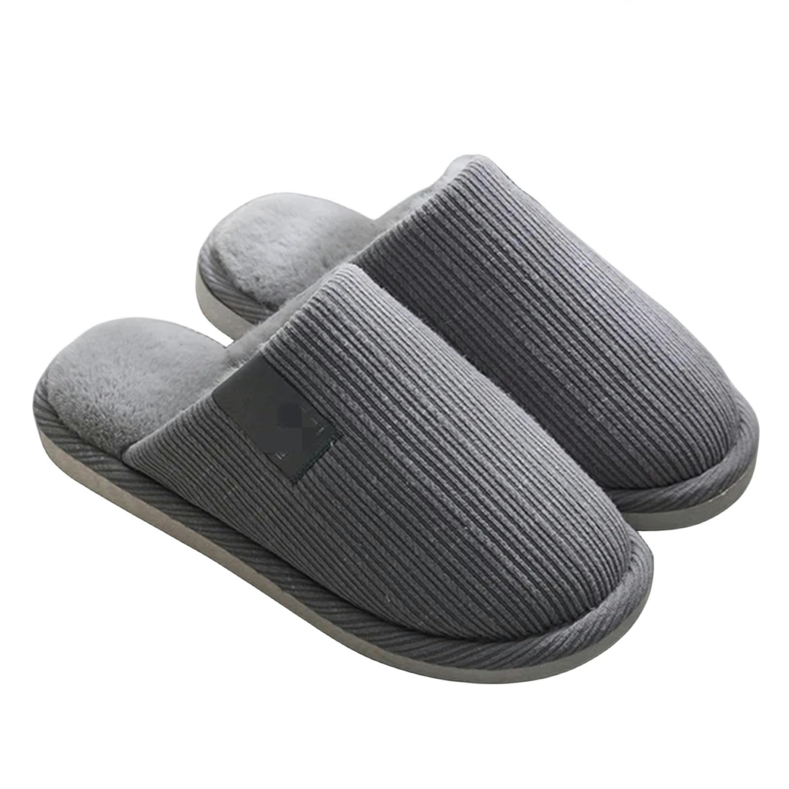 MdybF Pantofole Invernali Uomini Pantofole Invernali in Casa Non Slittamento Fondo Soft Sola Sole Uomini Scarpe da Casa Calda
