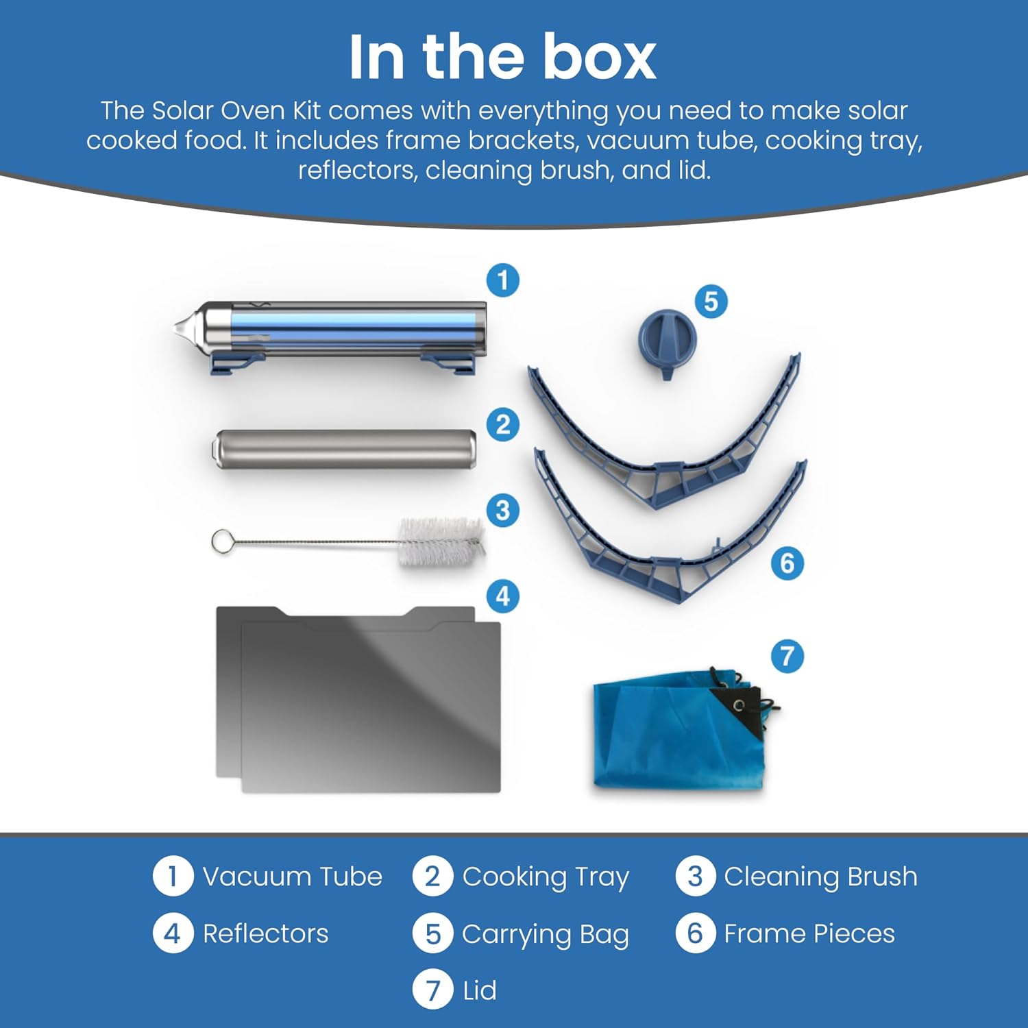 GOSUN Portable Solar Oven Kit for 1-2 Meals | Effortless Outdoor Cooking with Solar Oven Kit | Vacuum Insulated Oven | Cook meals in 20 min, Great For Camping, Travel, Beach etc