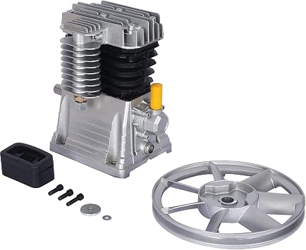 2HP Air Compressor Head Pump, 1.5KW Air Compressor Pump Head ALUMINIUM Piston Style, Applied in Chemical Engineering, Machinery, Construction, and Scientific Research