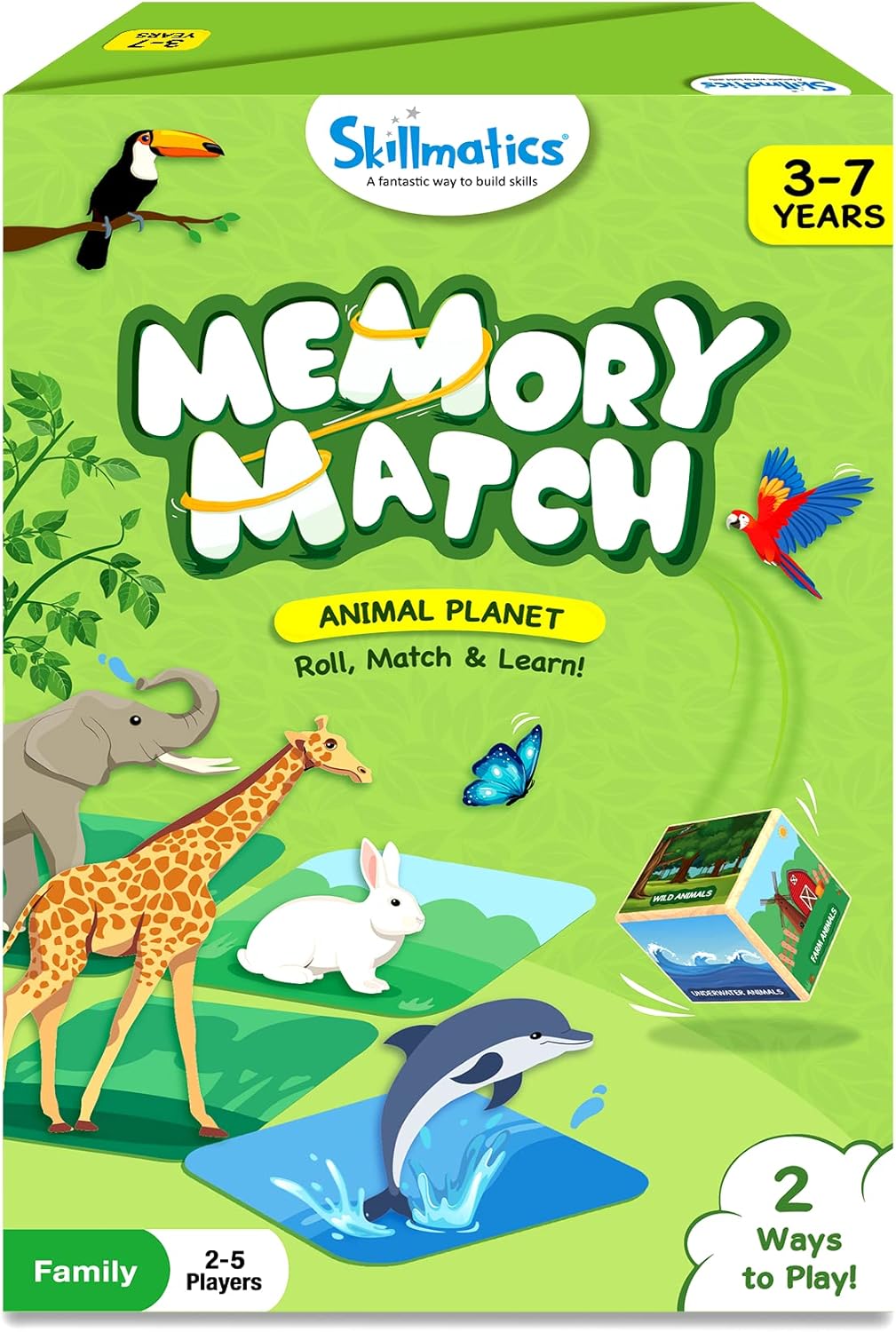 Buy Skillmatics Memory Match Board Game Animal Fun & Fast