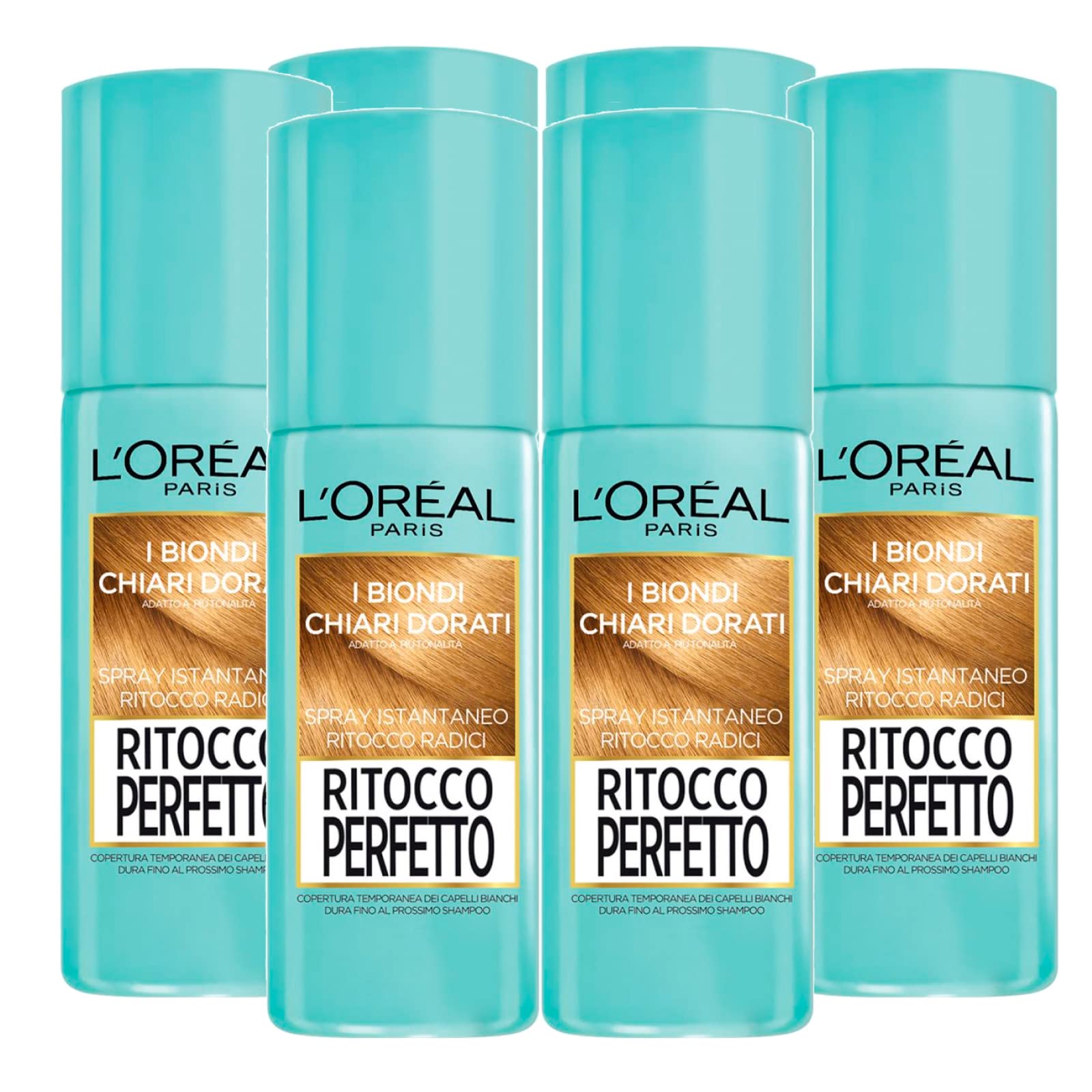 Ritocco Perfetto Spray per Capelli Bianchi 6 Castano Mogano L'Oréal Paris Ritocco Perfetto Spray per Capelli Bianchi 6 Castano Mogano L'Oréal Paris