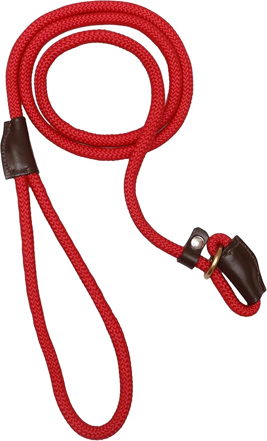 Vama Leathers I Dog Training Slip Leash Lead I Strong
