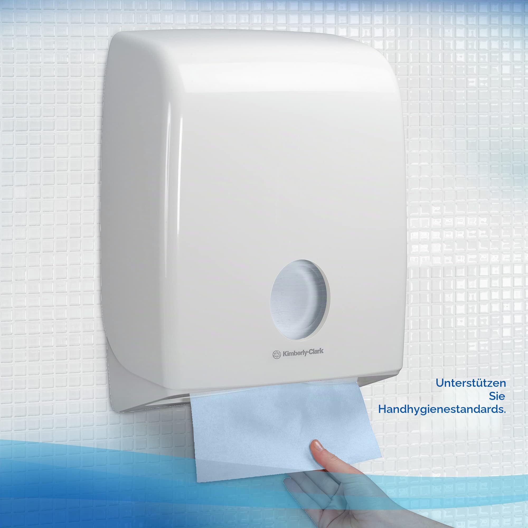Scott blaue Papierhandtücher 6682, 1-lagig, Papierhandtuch, 15x240, V-Falz