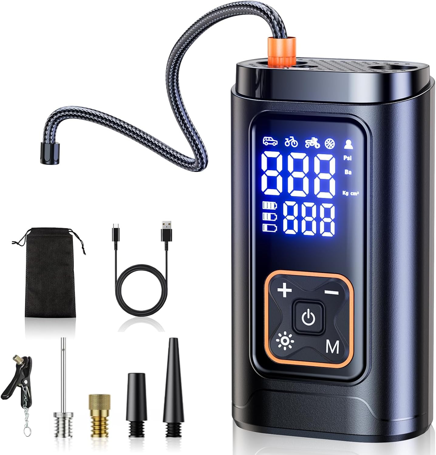 電動空気入れ 最大圧力150PSI 最大圧力150PSI 自動停止 コードレス 電動空気入れ Amazon.co.jp: その他