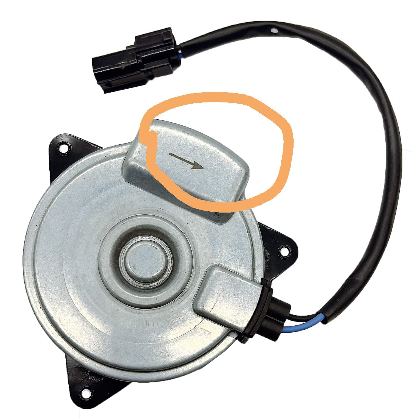 19030-5A2-A01 Well Auto Radiator Fan Motor-Driver Side fit 5 Blade Fan 2013-2017 Accord 2.4L