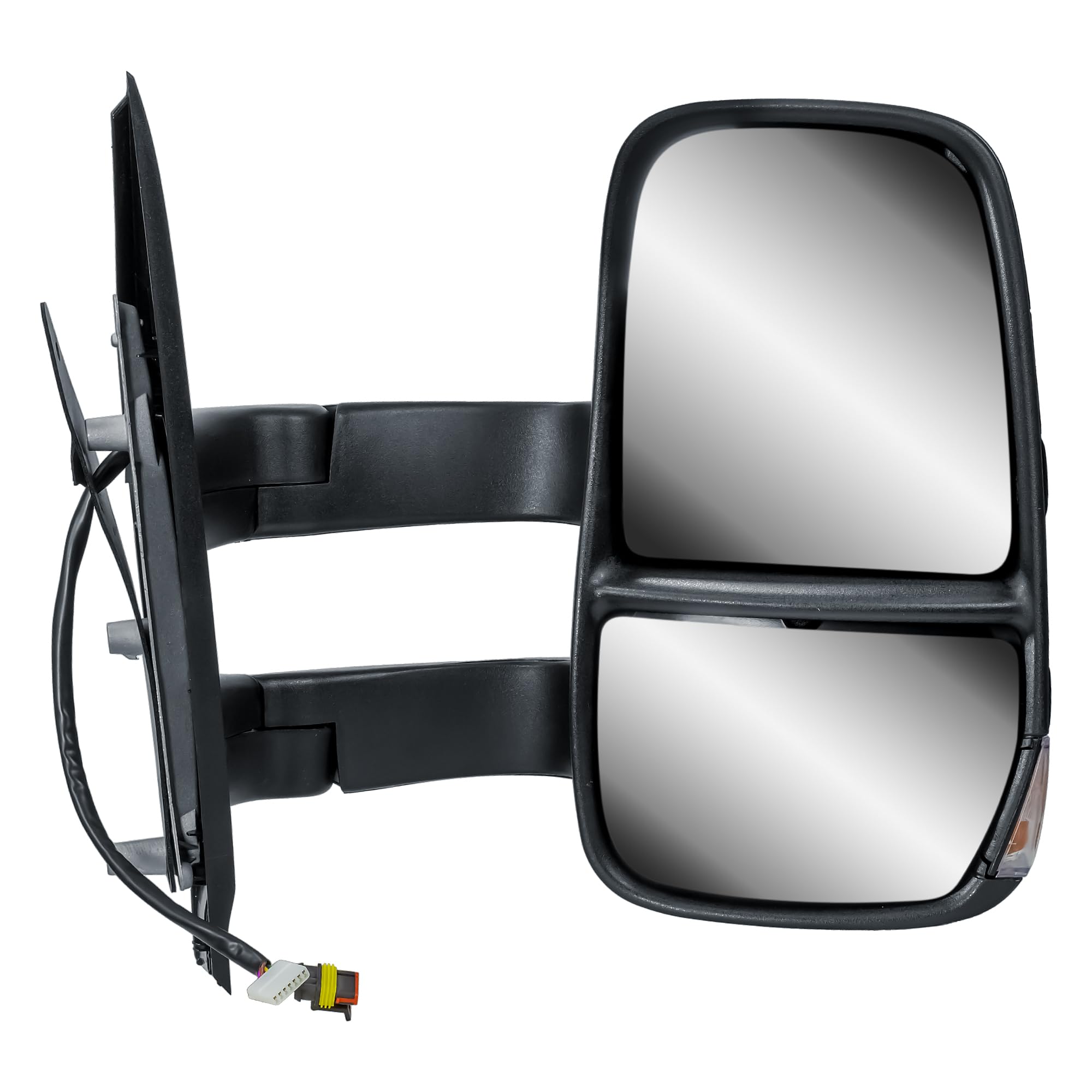 Espejo retrovisor derecho de brazo largo eléctrico y calefactable con intermitente para IVECO Daily VI camiones 2014-2024