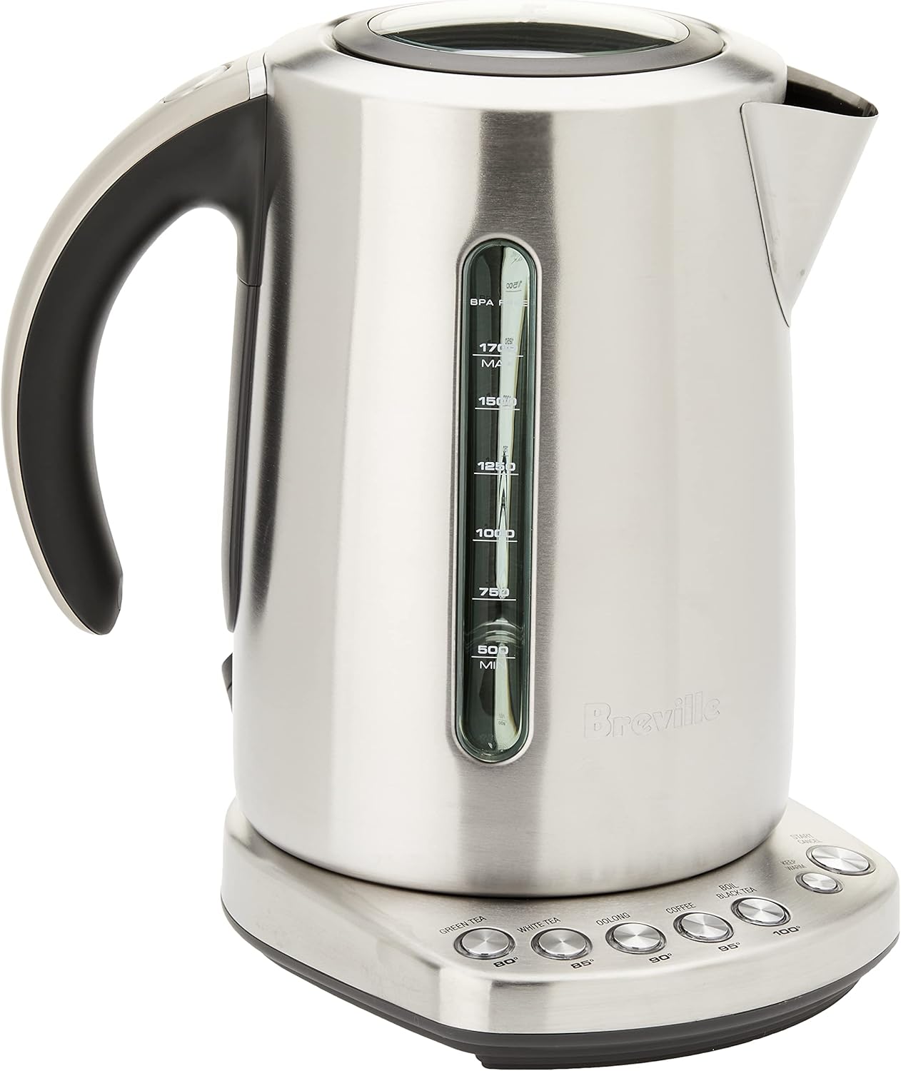 Breville Smart Kettle, Brushed Stainless Steel BKE825BSS, Silver