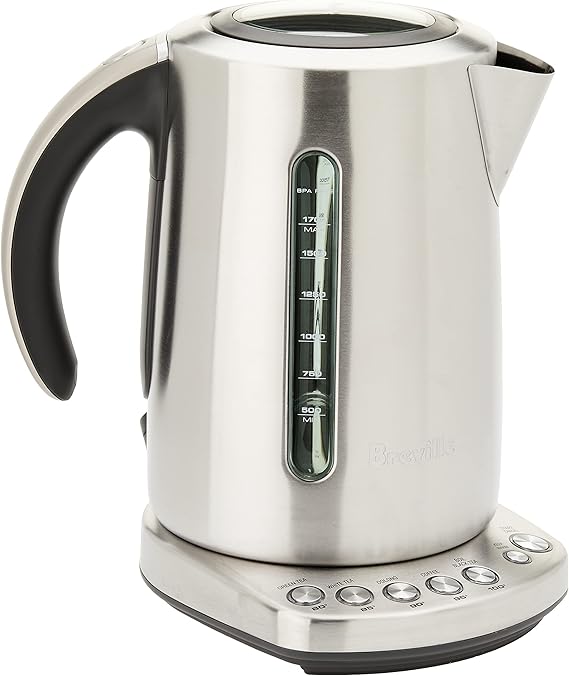 Breville Smart Kettle, Brushed Stainless Steel BKE825BSS, Silver