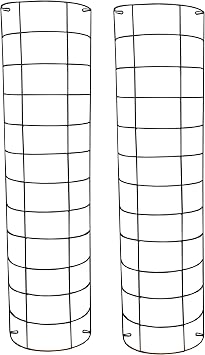 Large Metal Tube Trellis Semi Circular for Drainpipes Pack of 2