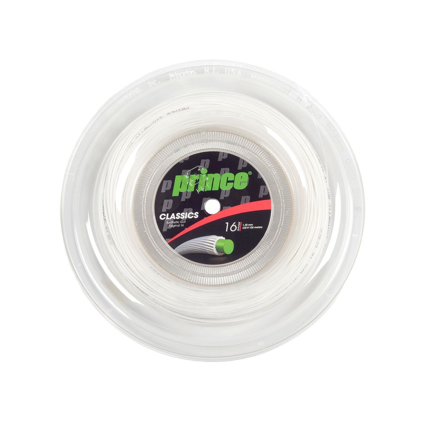 Prince Synthetic Gut Dura Flex String Reel - White, 1.30 Mm — image 1