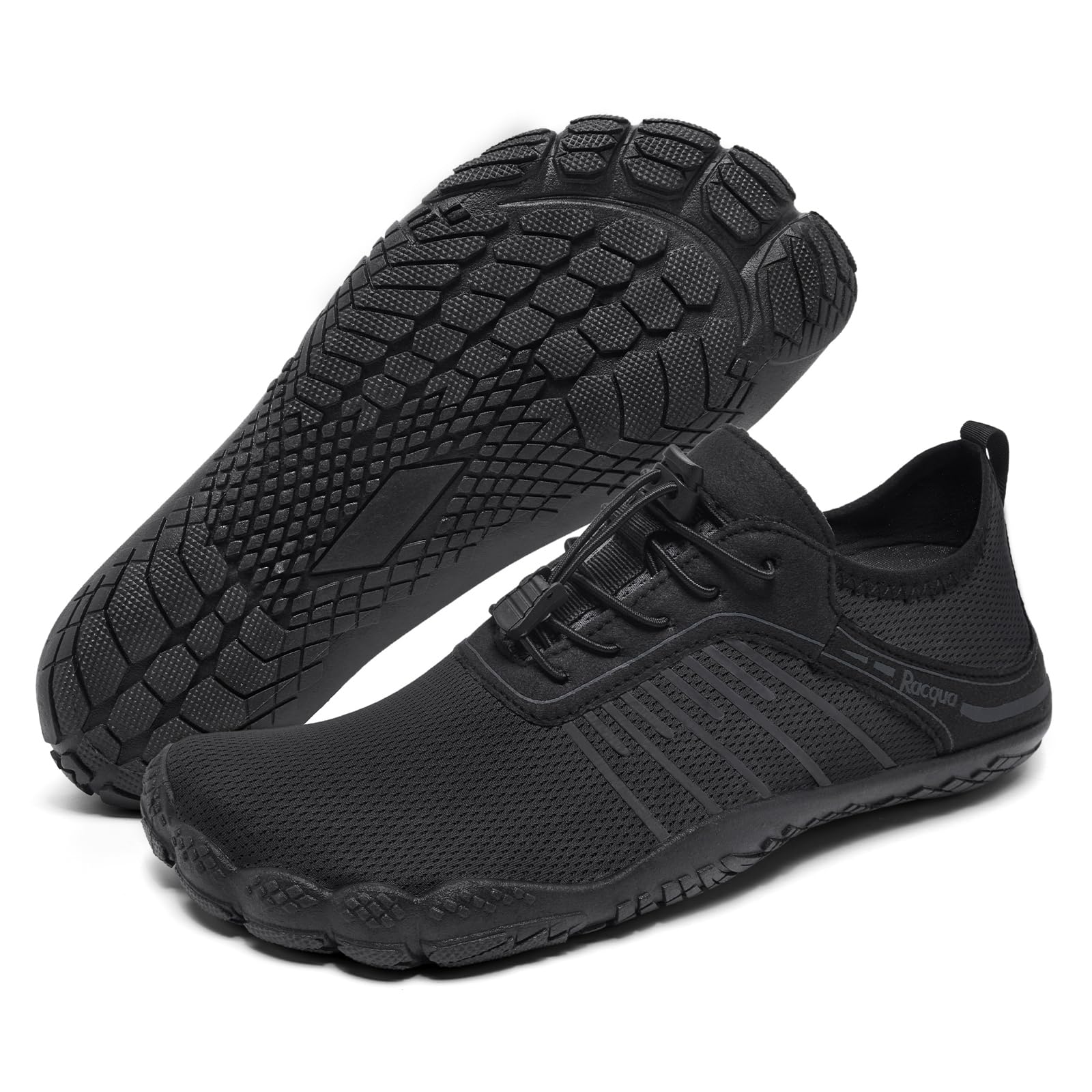 Racqua Wasserschuhe Schwimmschuhe Damen Badeschuhe Herren Anti-Rutsch-Schnell trocken Schuhe