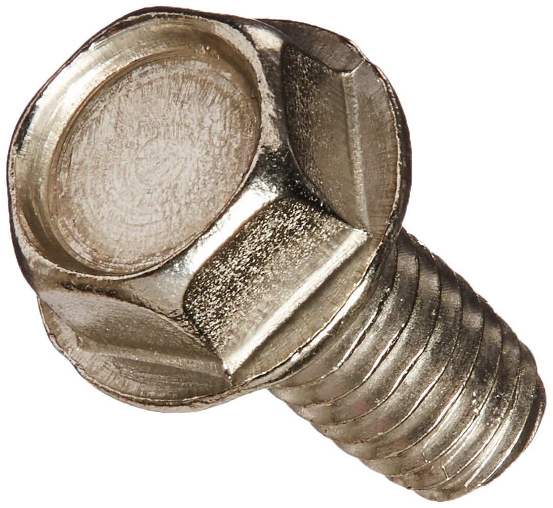 188 Stainless Steel Thread Rolling Screw for Metal, Passivated Finish, Hex Washer