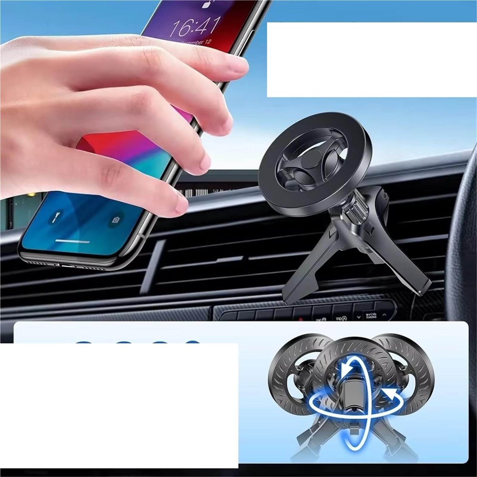 Per Xiaomi Universale Auto Sfiato Supporto Per Cellulare Per Magsafe Per Forte Magnete Auto Uscite D'aria Clip Per Cellulare Supporto Telefono Auto