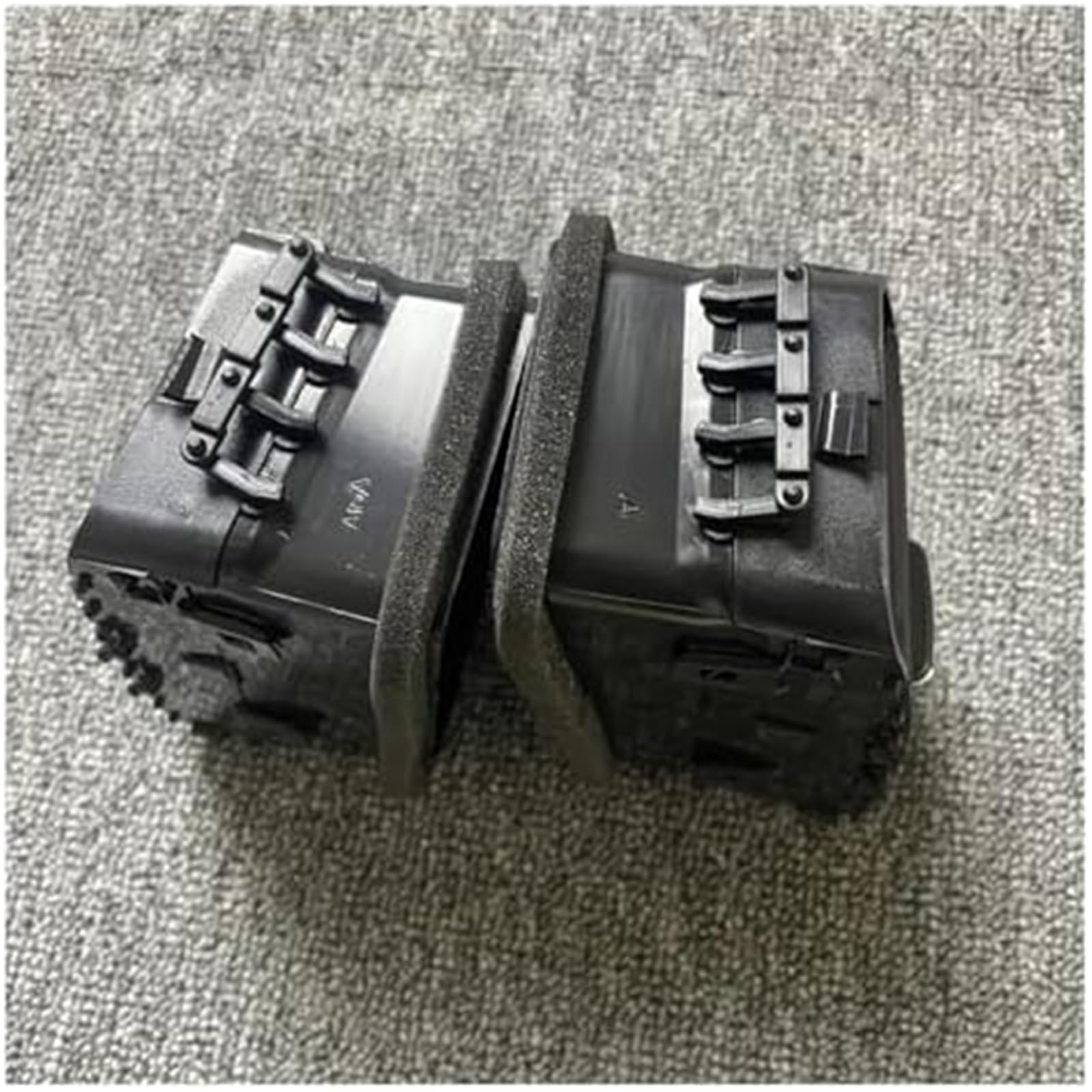 Wylot powietrza samochodowego, dla Mitsubishi dla Lancer Ex 2010 2011 2012 2013 2014 2015 Klips do nawiewu samochodowego(BLACK Aleft and Bright)