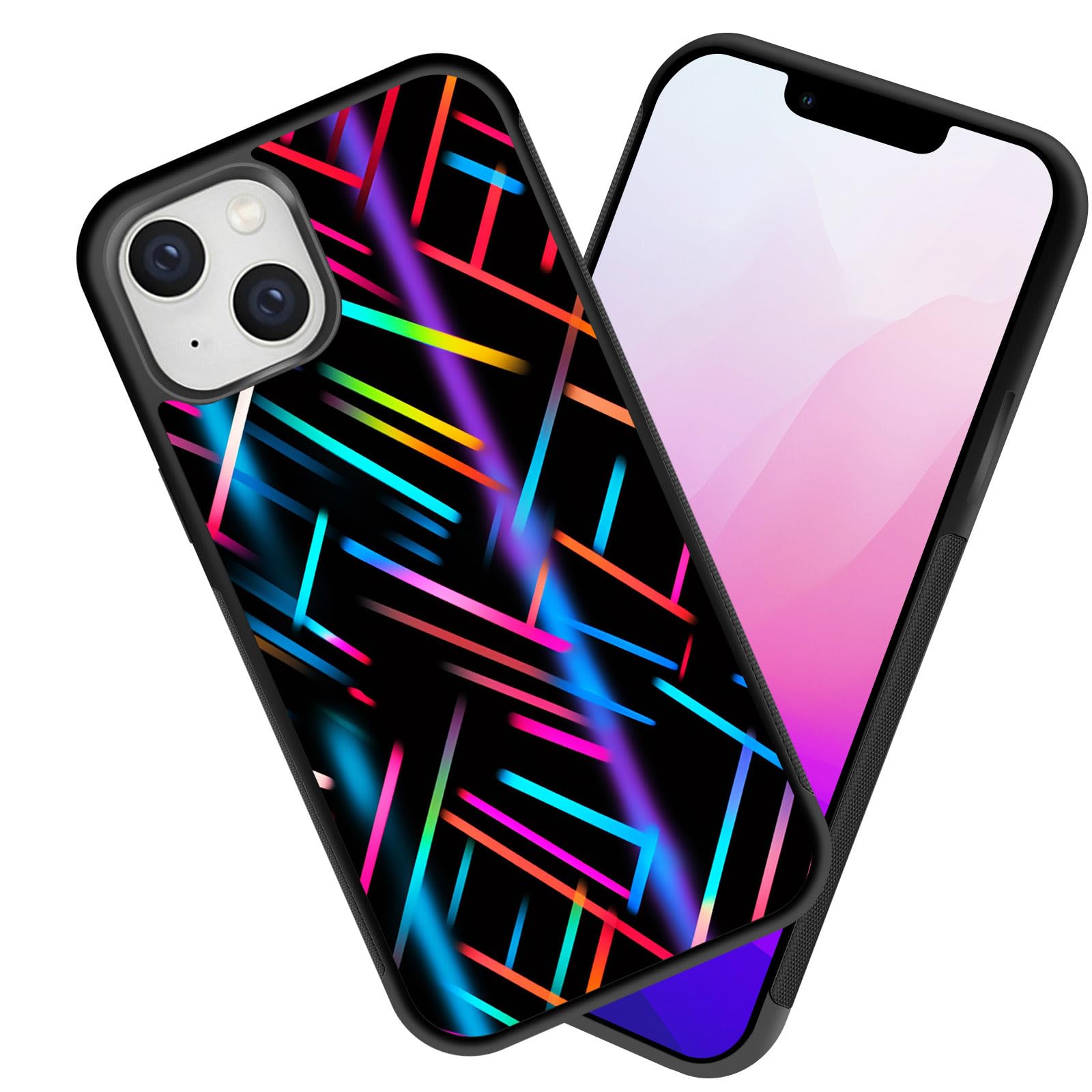 smauncucn for iPhone 14 Case,Slim Anti-Scratch Tire Anti-Skid Edges Shockproof TPU Back Protective Cover Case for iPhone 14 6.1 inch 2022,Abstract