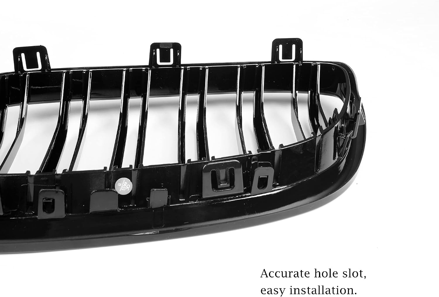 Rejilla Frontal BMW Serie 3 E92/E93 (2010-2013) - ABS Negro Brillante, Set De 2 Piezas