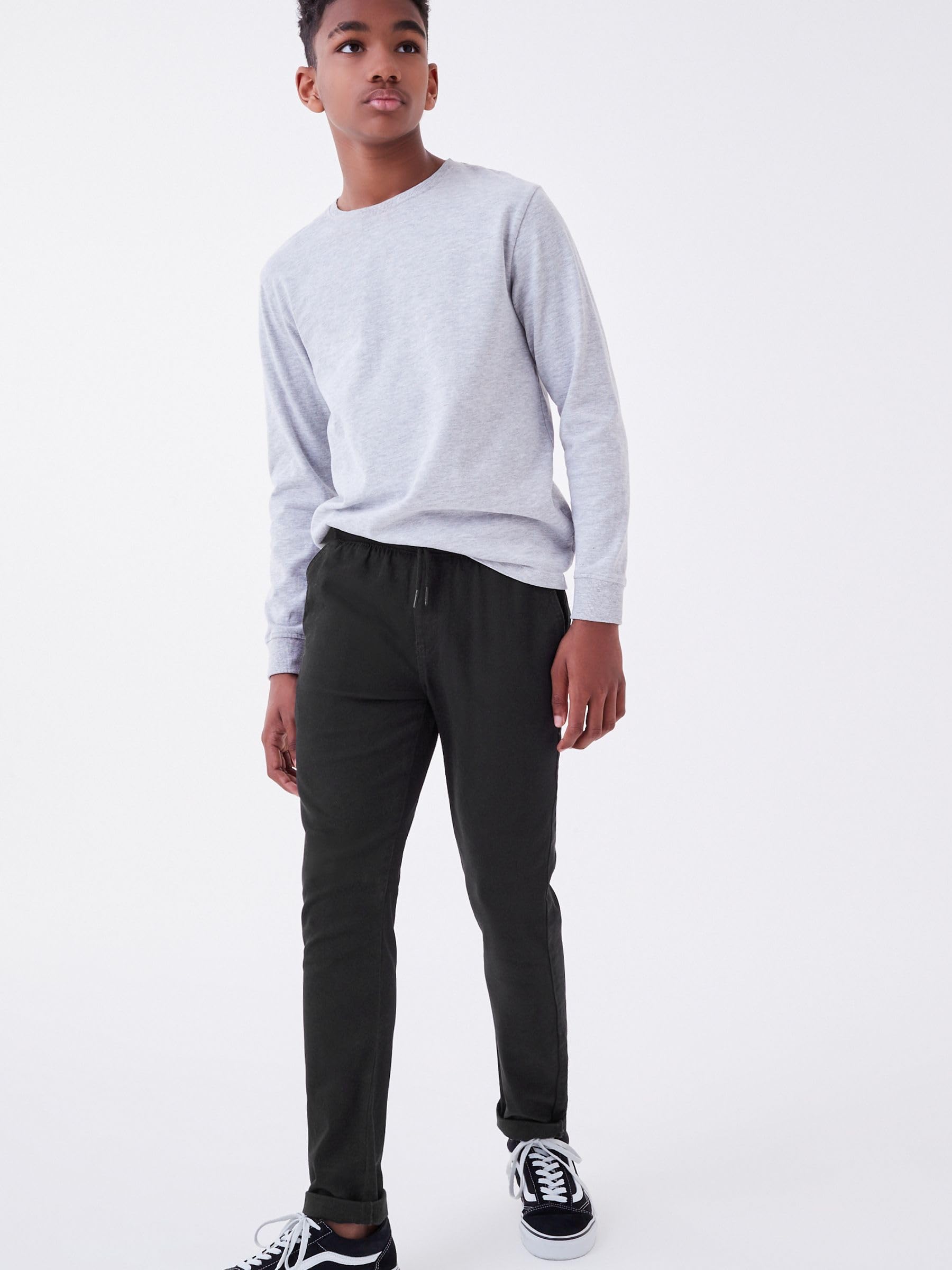 NEXT Niños Pantalones sin Cierres con Cintura de canalé y Corte estándar