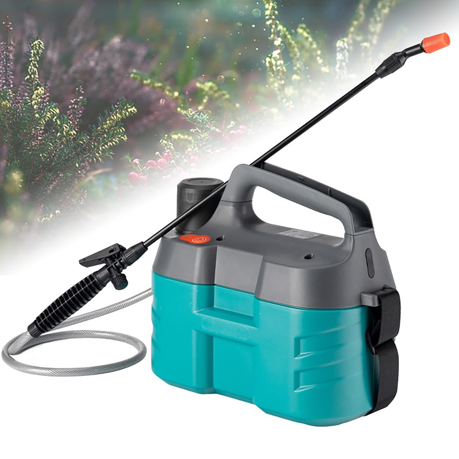 Pulvérisateur à pompe électrique de 2 gallons avec batterie rechargeable 2600 mAh et buse