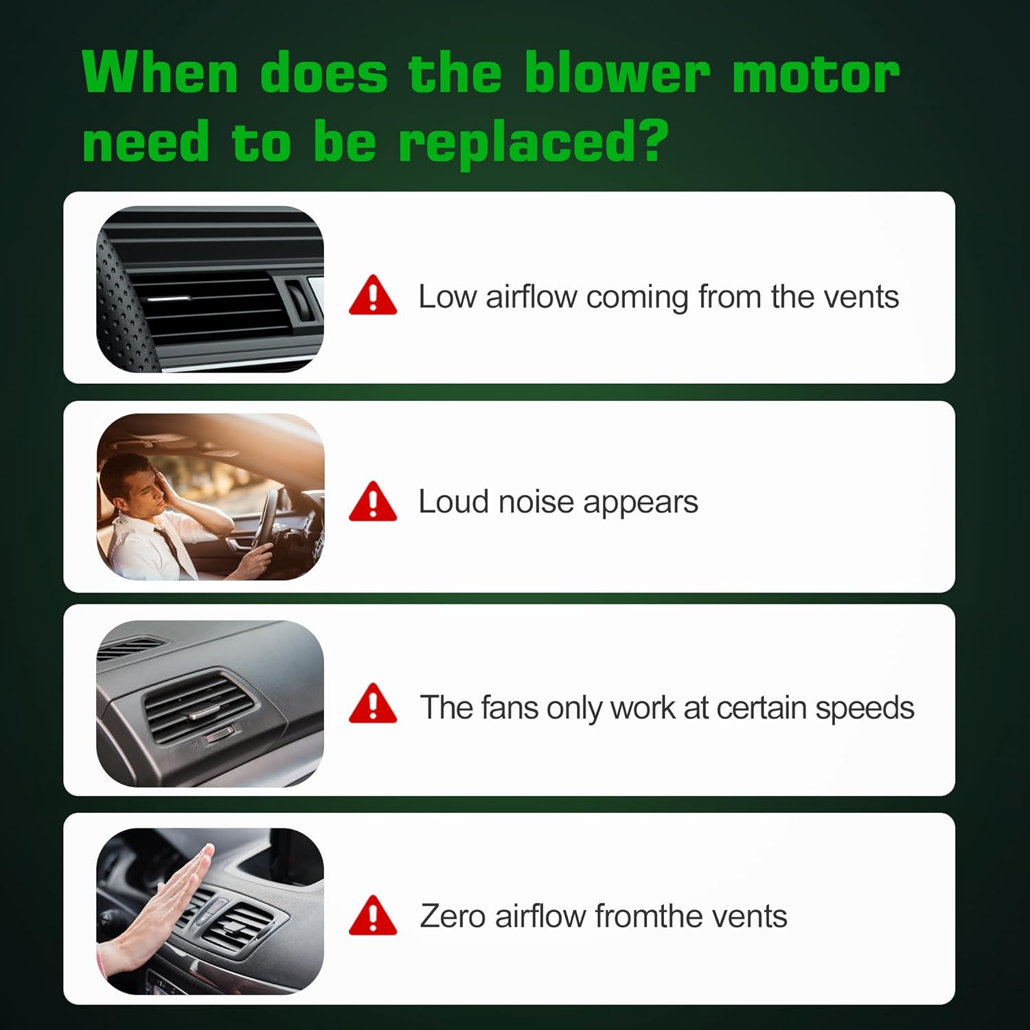 HVAC Heater Blower Motor for Honda Accord 1998-2002, Pilot 2003-2008, for Honda Odyssey 1999-2004, for Acura MDX 2001-2006 Replaces OE# 700002, 79310S84A01, 79310S3VA01, 15-80955, 615-58456