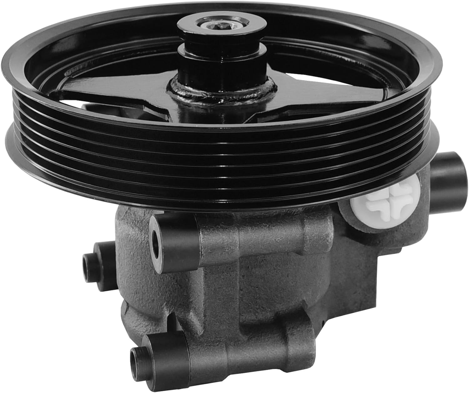 Power Steering Pump with Pulley 20-312P1 Compatible for 2003-2006 Ford Expedition Navigator 2004-2008 F-150 Lobo [4.6L 5.4L V8] Only