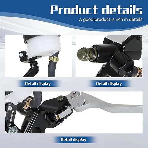 Miniatura 4 de WFLNHB Reemplazo de palancas de cilindro maestro de freno delantero derecho para Suzuki GSX 150F 2015-2019