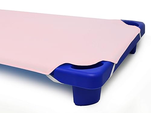 Miniatura 4 de American Baby Company Paquete de 2 sábanas estándar de percal de algodón 100 % natural, para guardería o preescolar, rosa, 23 x 51 pulgadas, suaves